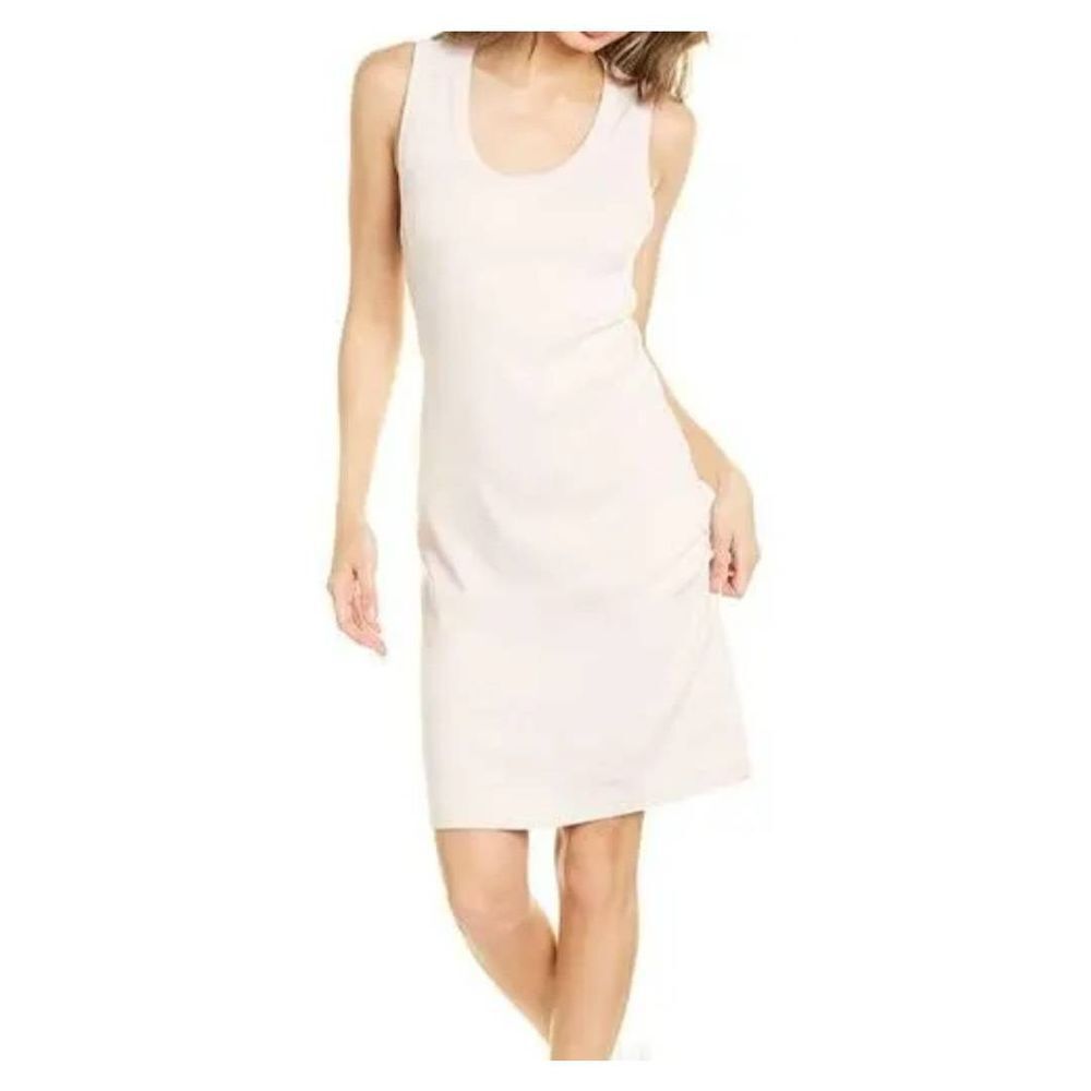 Standard James Perse Womens Ribbed Body Con Dress Light Pink sz 2 (Small)